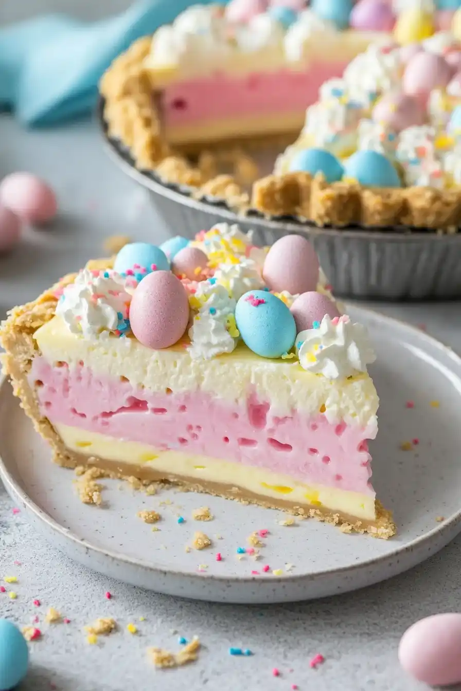 Eazy Pink Easter Jell-O Pie