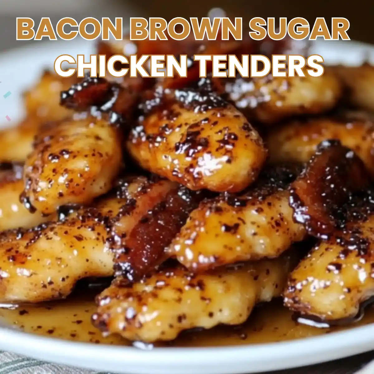 Bacon Brown Sugar Chicken Tenders %