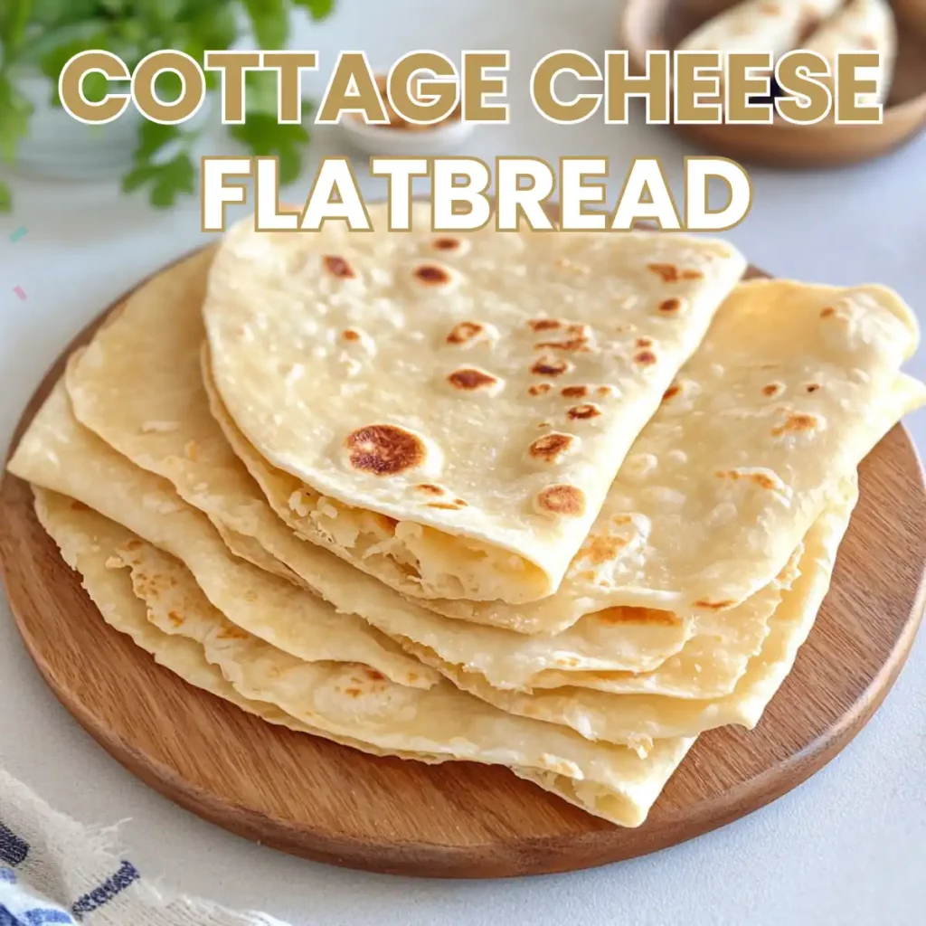 Easy High-Protein Cottage Cheese Flatbread Recipe