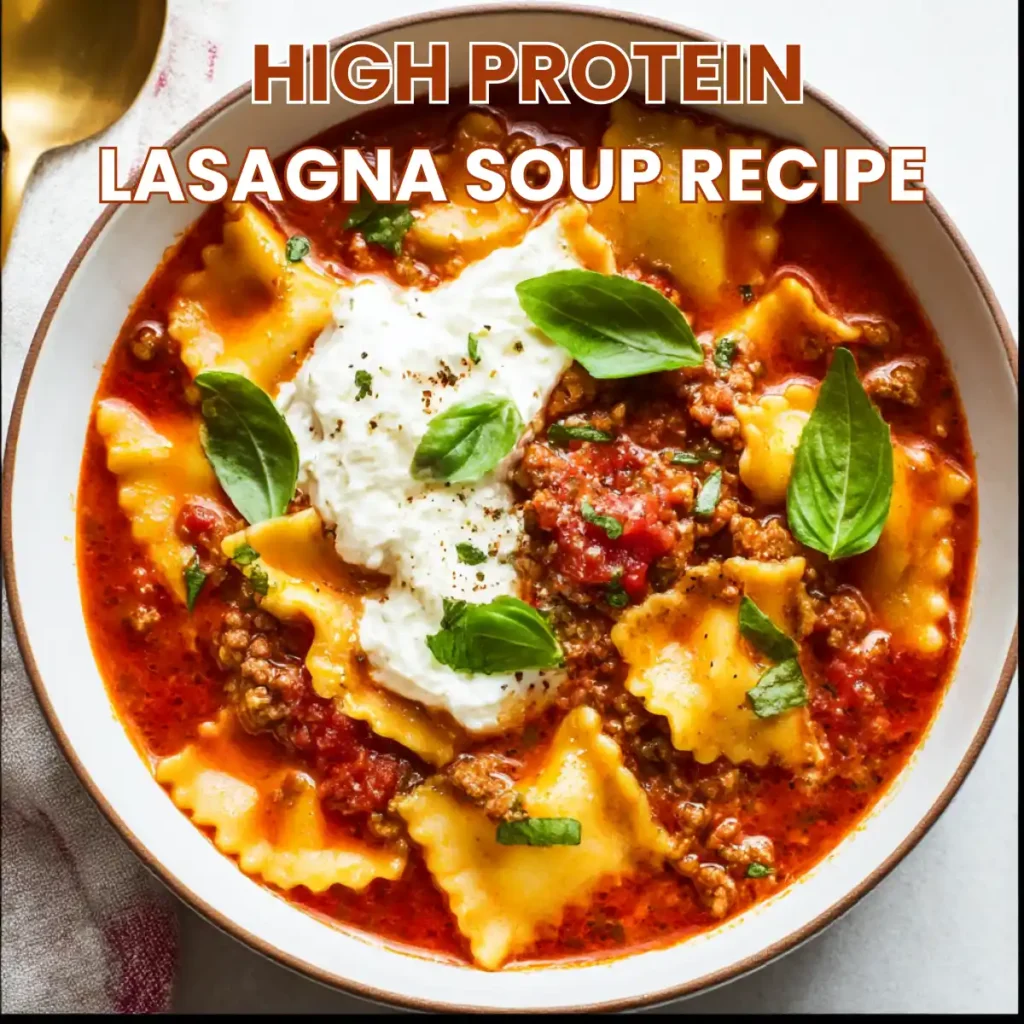 Eazy High Protein Lasagna Soup Recipe (1)