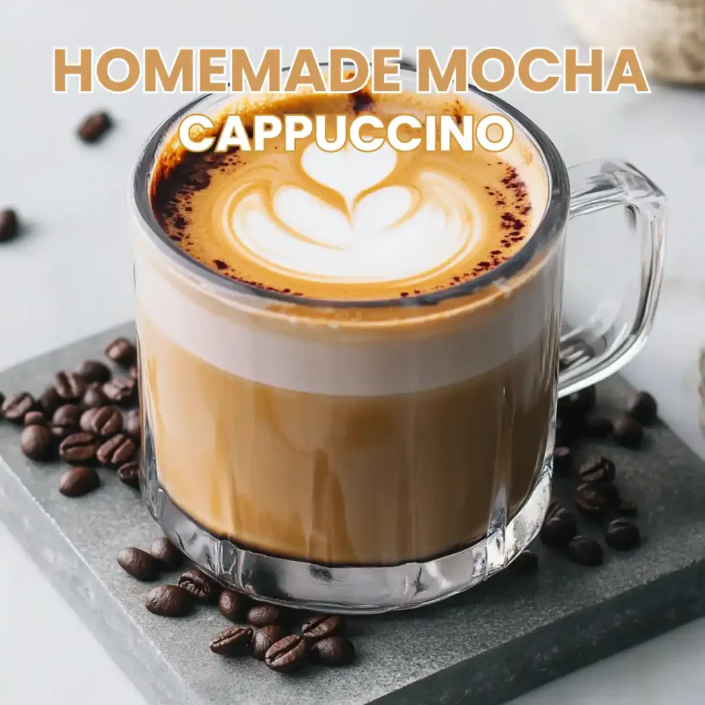 recipes % Homemade Mocha Cappuccino