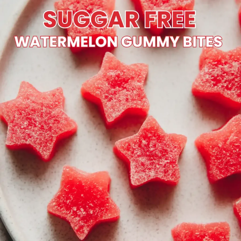 Suggar Free Watermelon Gummy Bites