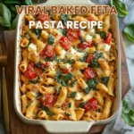 The viral Baked Feta Pasta Recipe % best viral Baked Feta Pasta Recipe