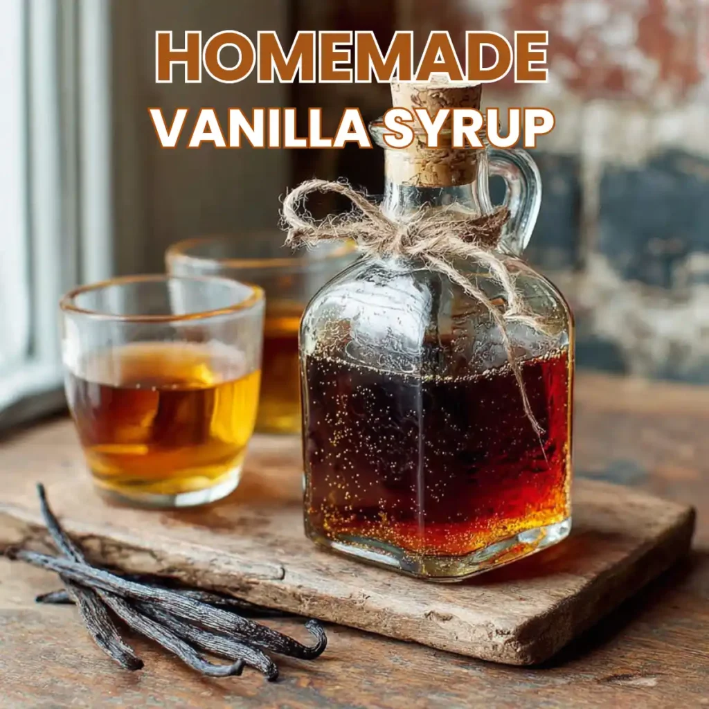 vanilla syrup homemade recipe