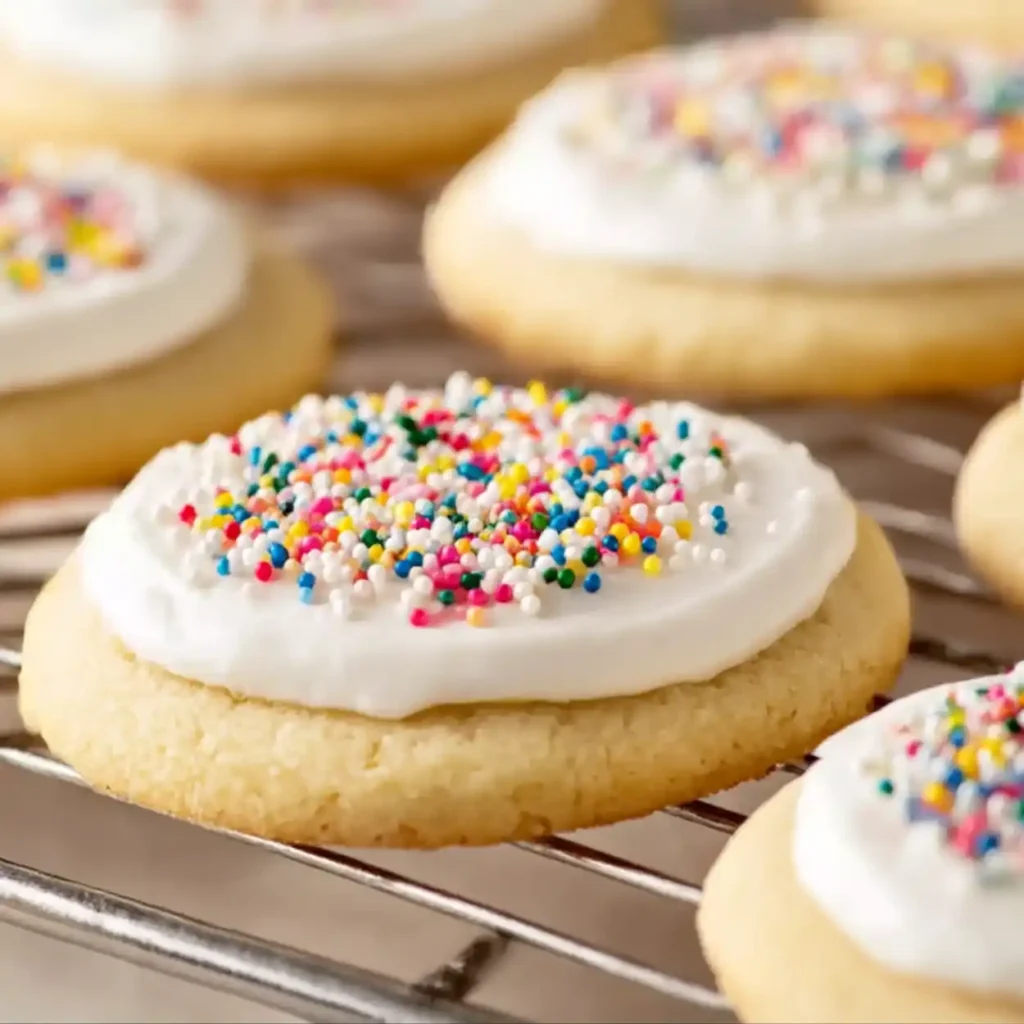 Soft & Chewy Funfetti Sugar Cookies recipe