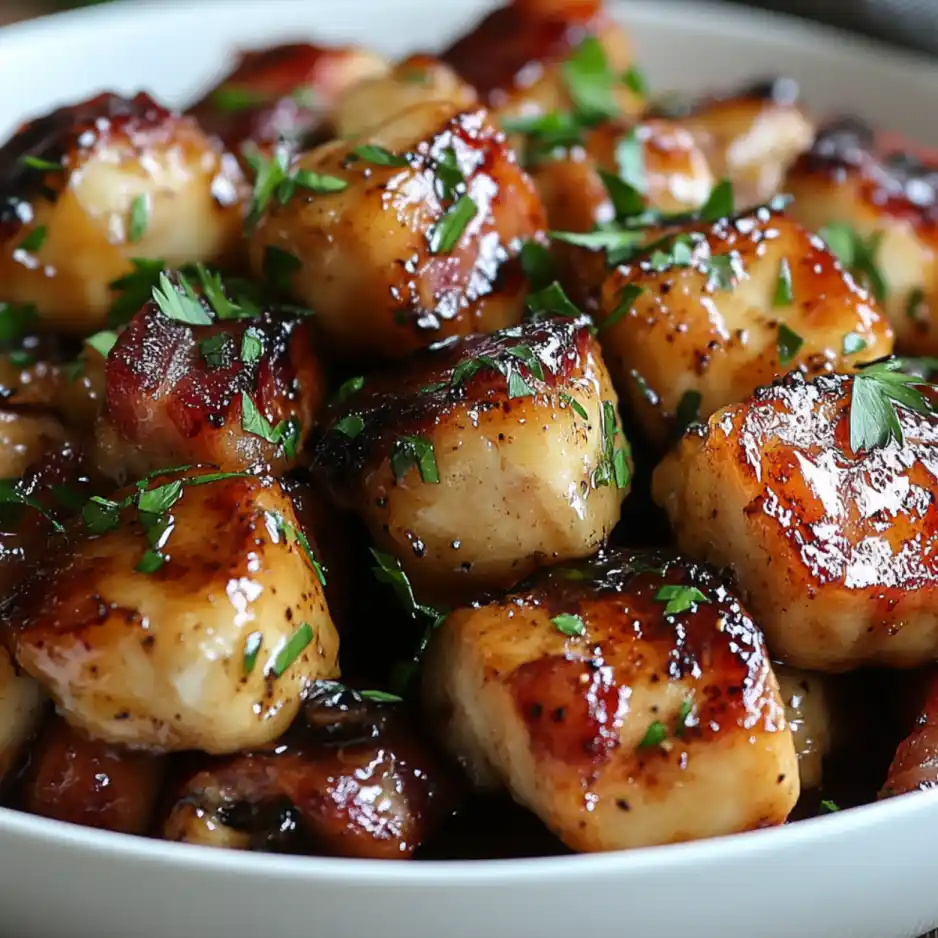 best Maple Bacon Chicken Bites recipe