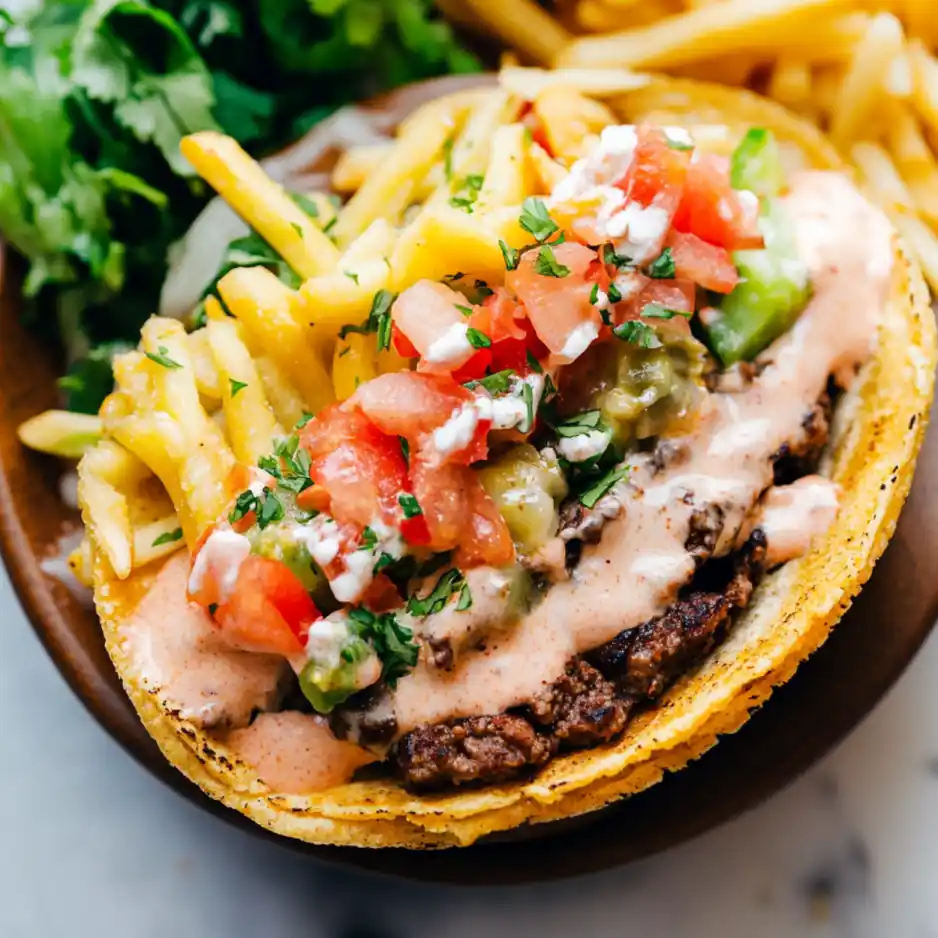 best smash burger tacos recipe